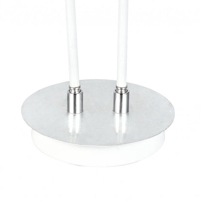 Sobremesa Ciudad Del Cabo 2l 12w 4000k Blanc/plata 52x32x15 Cm 1080 Lm Dirigible Y Orientable