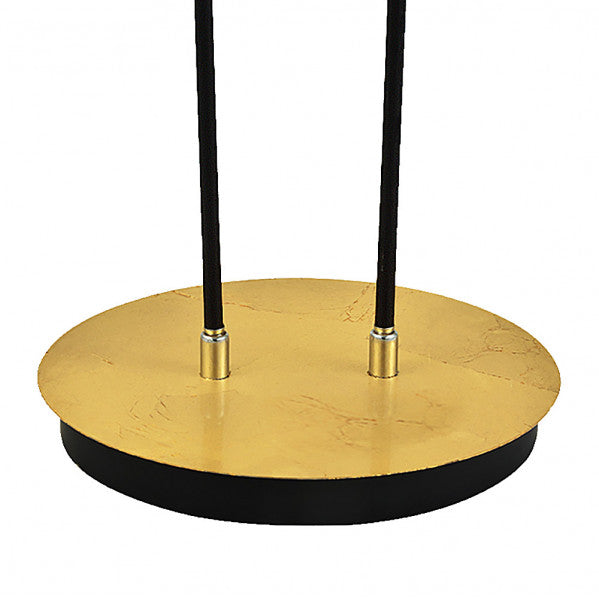 Sobremesa Ciudad Del Cabo 2l 12w 4000k Negro/oro 52x32x15 Cm 1080 Lm Dirigible Y Orientable