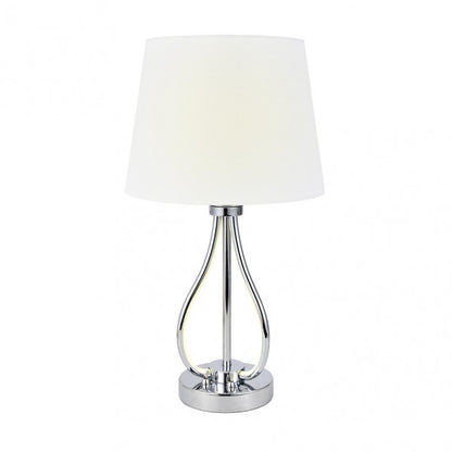 Sobremesa Dubrovnik 9w 4000k+ 1xe27 Cromo 675 Lm Doble Encendido 46x26x26 Cm