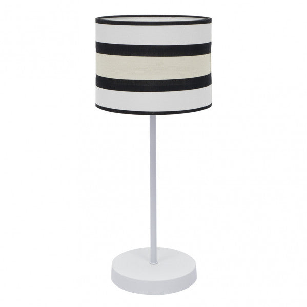 Sobremesa Grand. Karla 1xe27 Blanco/beis 61x25x25 Cm