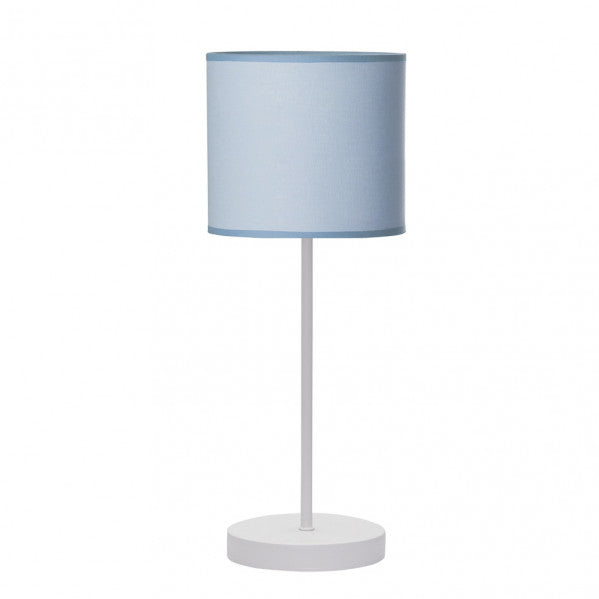 Sobremesa Ibor 1xe14  Blanco/azul 48x17x17 Cm