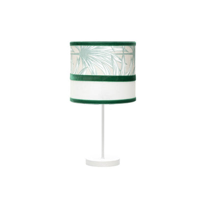 Sobremesa Peq. Caledonia 1xe14 Blanco/verde 43x17x17cm