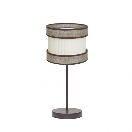 Sobremesa Peq. Home 1xe14 Marron/marron-beis 45x18x18 Cm