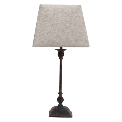 Sobremesa Percasol 1xe27 Marron Rustico 52x25x25 Cm