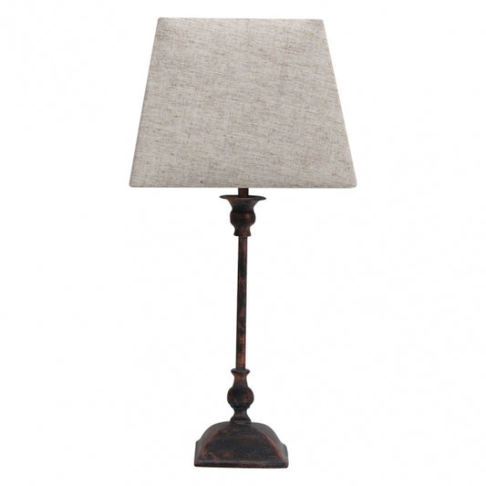 Sobremesa Percasol 1xe27 Marron Rustico 52x25x25 Cm