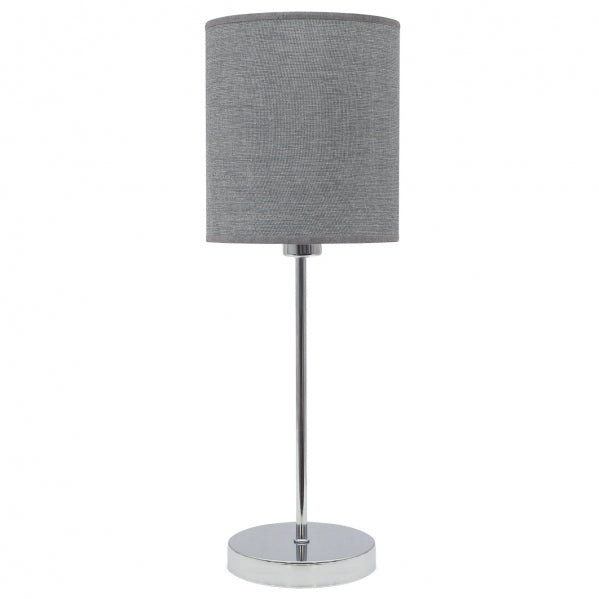 Sobremesa Serie Axel Plata 1xe14 46x16x16cm