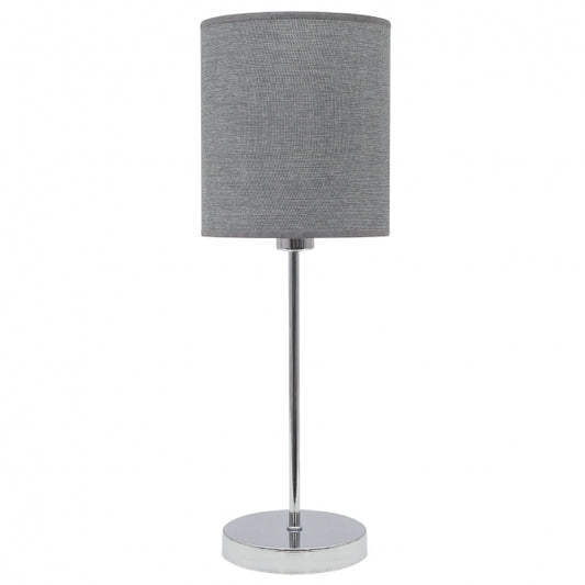 Sobremesa Serie Axel Plata 1xe14 46x16x16cm