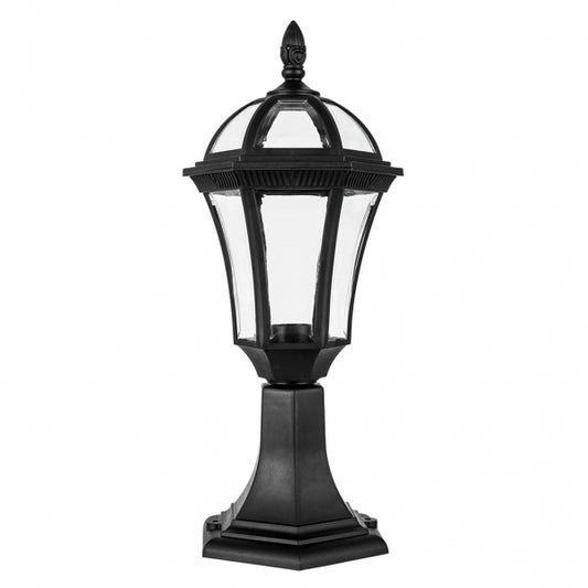 Sobremuro Exterior Comino 1xe27 Negro Ip44 Policarbonato 47,6x17,6x17,6 Cm