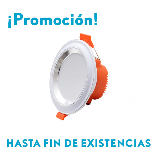 Spotlight Recessed downlight Silver 5w 4000k 10d Cut-out 6cm
