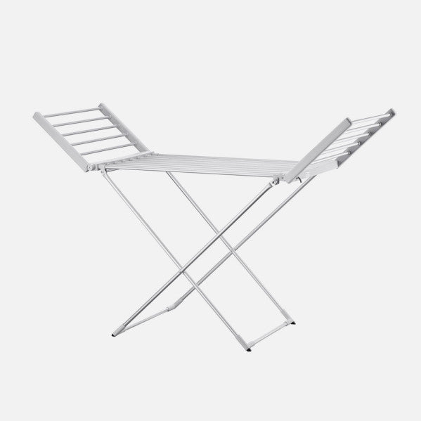 Tendedero Elect,plegable Palmito 220w Aluminio  2tend.laterales,cable1,2m 93x147x52,5cm