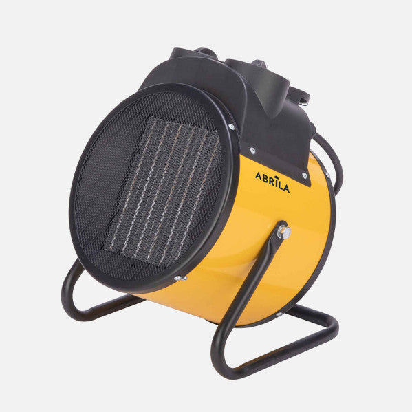 Termoventilador Ceramico Industrial Dover 2000w Amarillo 3pot Termostato Reg.seg.asa 22x18,5x15,5 Cm