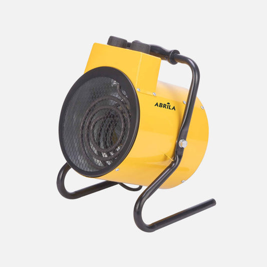 Termoventilador Industrial Acero Inoxidable Divity 3000w Amarillo 2pot Termostato Reg.seg.asa 33x24x22,5 Cm