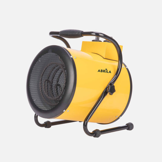 Termoventilador Industrial Acero Inoxidable Divity 5000w Amarillo 3pot 400v conex.trifasica Termostato Reg.seg.asa 40x32x32cm