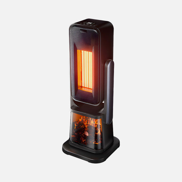 Termov.torre Ceramico Ptc 2000w Simoneta Negro 2potencias 4func. Termost.seguridad Remoto Y Display 58x22x22cm