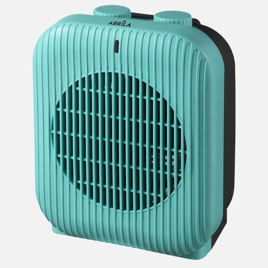 Termoventilador Electrico Brooker 2000w Azul/negro 2pot.termostato Reg., Protecc.sobrecalent.y Corte Seguridad 25x20,5x13cm