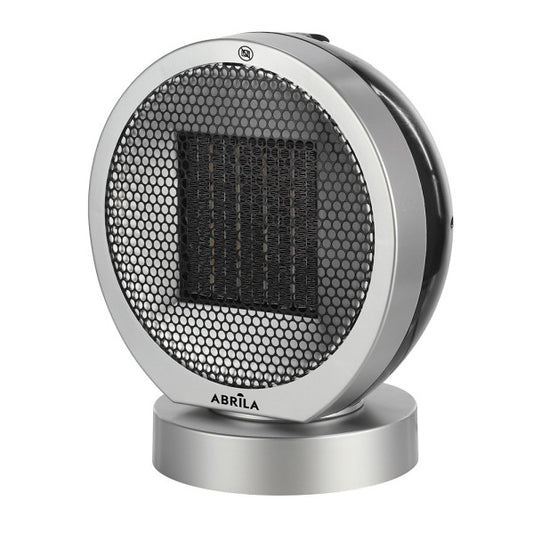 Termovent.ptc Ceramico Pomelo 2000w Negro/plata 2pot 3fun.rotatorio Antivuelco.seg. 29,3x24x18cm