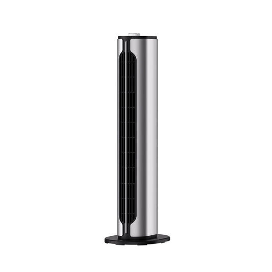 Termoventilador Vertical Ceramico Ptc 1500w Canada Plata/negro 2potencias 3funciones Termost.seg.antivuelco 61,5x18x18cm