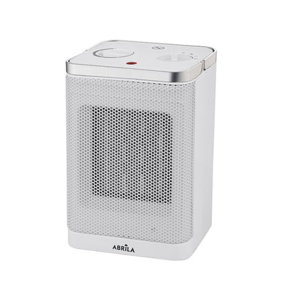 Termoventilador Ceramico Bribon 1500w Blanco 2potencias 3funciones Termost.reg. Antivuelco Asa 22,3x15x12,4cm