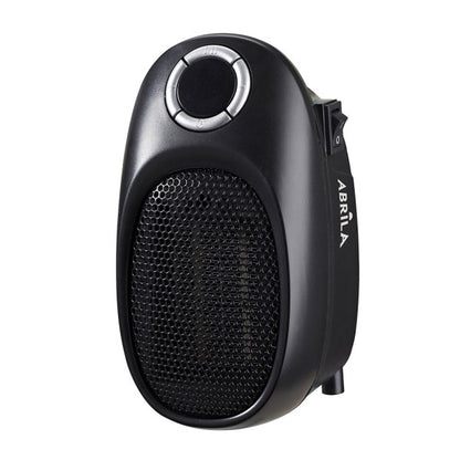 Mini Termoventilador Ceramico Malasia 500w Negro Temperatura Reg,temporizador  Seguridad Display 16x9x12cm