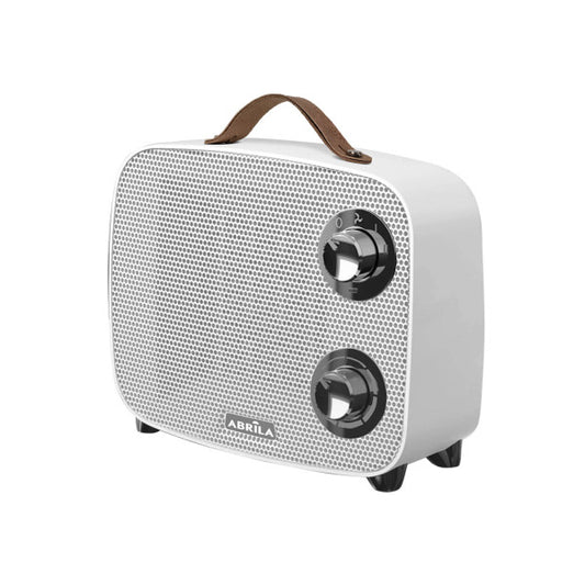 Termoventilador Ceramico Ptc Corcega 1500w Blanco/cromo 2potencias 3funciones Corte Termico seg.antivuelco 21x23x13,6 Cm
