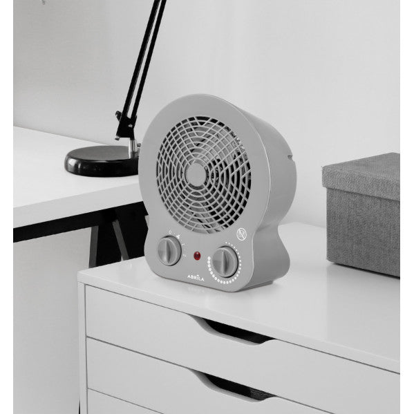 Termoventilador Elect.cremona 2000w Gris Termost. Reg. 2potencias 3funciones Sist.seg. 26,5x22,5x13cm