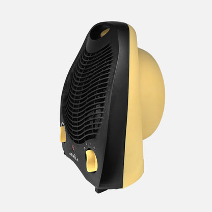 Termoventilador Elect.lubian 2000w Amarillo/negro 2potencias 3fun.sist.seguridad,Termostato Reg.26,5x21x13
