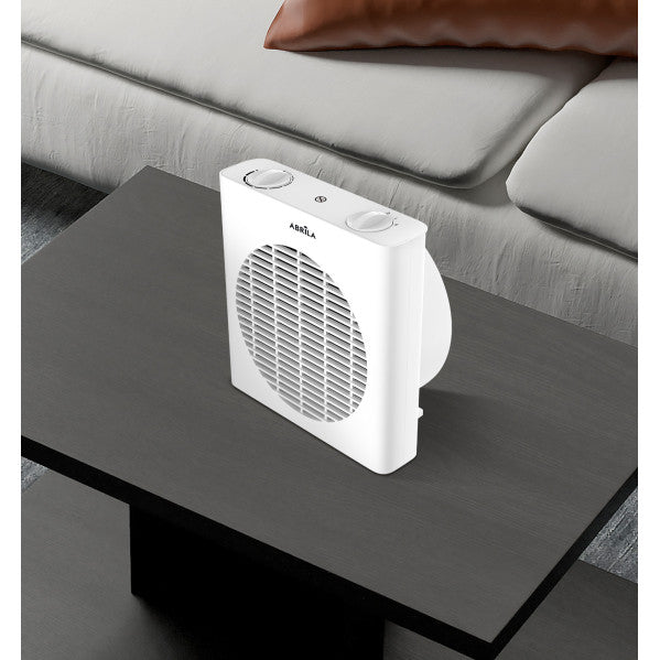 Termoventilador Elect.malta 2000w Blanco 3funciones Antivuelci Termost.regulabl.seg. Asa 22,5x21x13cm