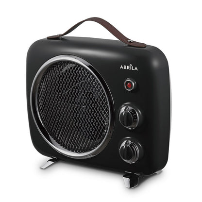 Termoventilador Elect.taranto 2000w Negro/gris Termost Reg. 2potencias 3funciones Sist.seg. 27,2x31,5x13,5cm