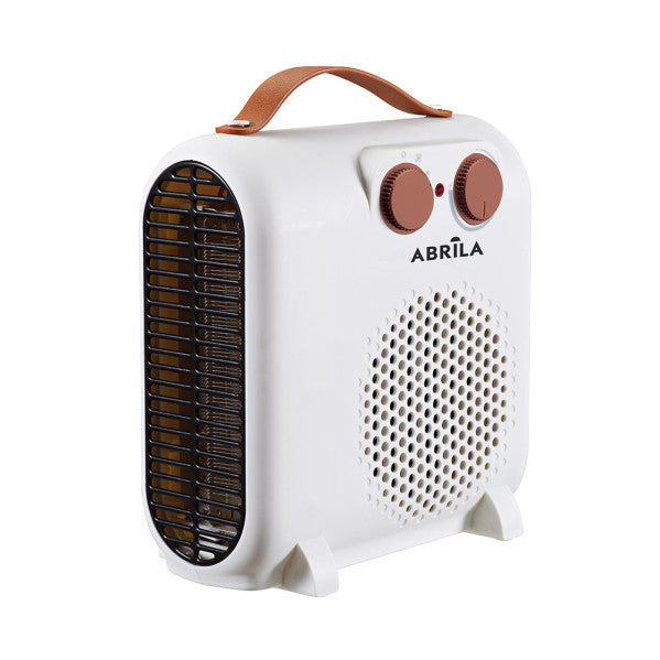 Termoventilador Elect.tundra 2000w Blanco/marron 2potencias  3Funciones Protecc.seg.luz Ind.24,8x23,3x11,7cm