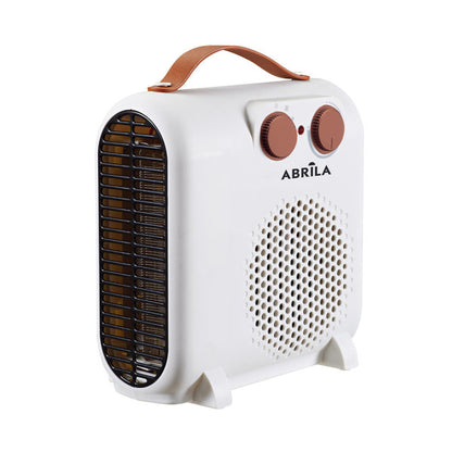 Termoventilador Elect.tundra 2000w Blanco/marron 2potencias  3Funciones Protecc.seg.luz Ind.24,8x23,3x11,7cm