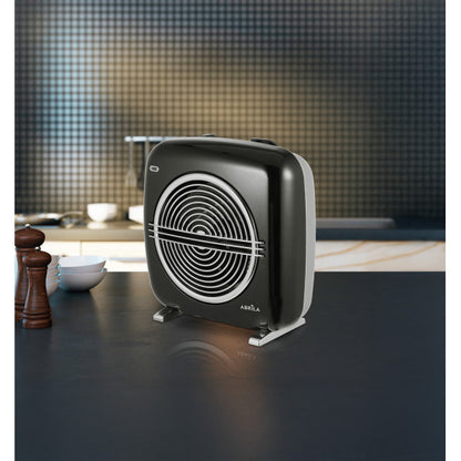 Termoventilador Elect.vicenza 2000w Negro/gris Termost. Reg. 2potencias 3funciones Sist.seg.28x27,5x14,5cm