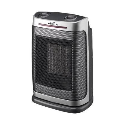 Termoventilador Ceramico PTC Fogon 1500w Plata 2potencias 3funciones Termost. Regu. Seguridad, Antivuelco 29x19x14,5cm