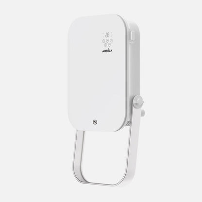Termoventilador Pared Baño Austria 2000w Blanco  3funciones c/remoto y toallero Display Ip24 50x25x13cm