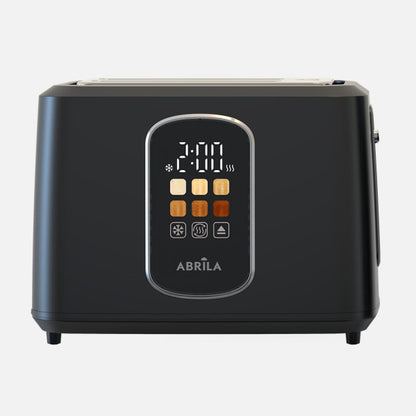 Tostador Pan Ajenjo 930w Negro 7niv.tostado Descongelación  Display Apagado Autom.2reb 2ranuras Recogemig.18,5x25x17cm