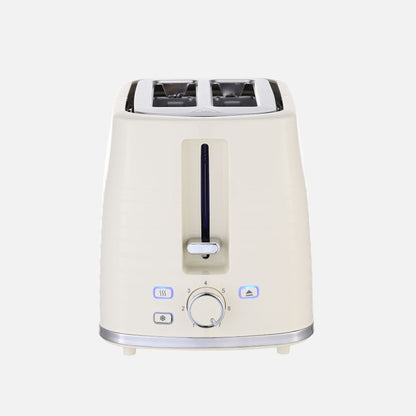 Tostador Pan Borraja 930w Beis 7niv.tost.descongelacion Apag.autom.2reb 2ranu.recogemigas 19,5x27,5x18cm