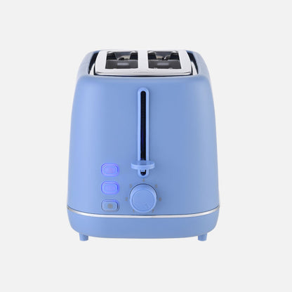 Tostador Pan Coffee 930w Azul 7niv.tostado Descongelacion Apagado Autom.2rebanadas 2ranuras Recogemigas 19,5x29x18cm