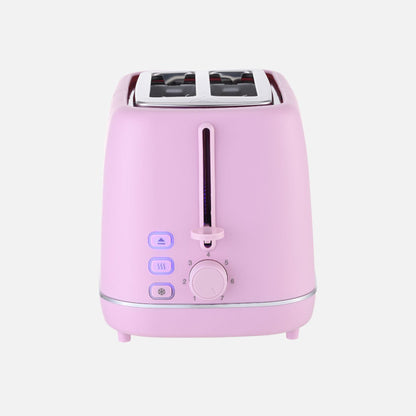 Tostador Pan Coffee 930w Rosa 7niv.tostado Descongelacion Apagado Autom.2rebanadas 2ranuras Recogemigas 19,5x29x18cm