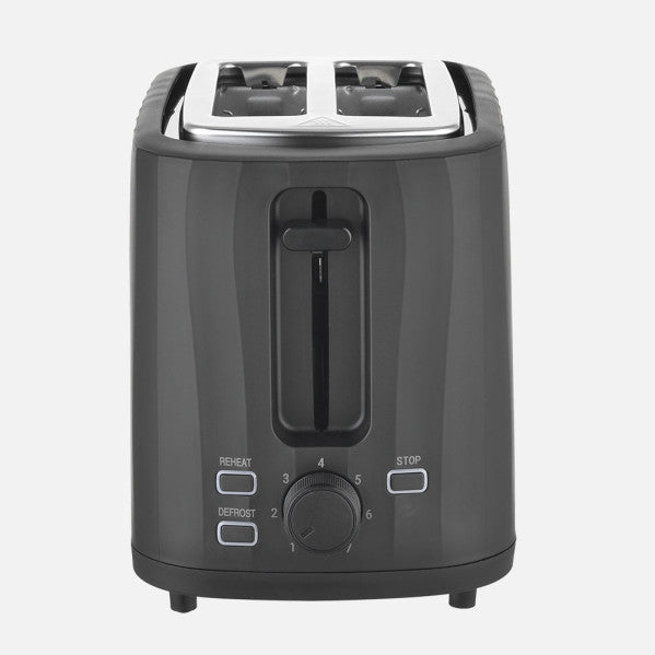 Tostador Pan Ficus 930w Negro 7niv.tostado Descongelacion Apag.autom.2reb 2ranuras Recogemigas 19x26x15,5cm