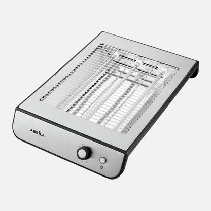Tostador Horiz.serpis Neg/cr 900w 3tub.quarz.temp Band.recogemigas,ace.inoxid.6,5x35,5x21c