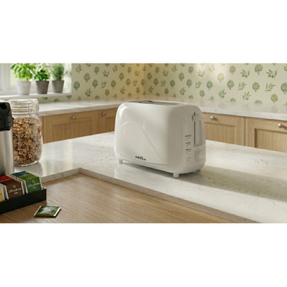 Tostador Pan Alagon 1300w Blanco 7niv.tostado 2ranuras Apag.autom.descongelacion,recalentar.18,5x38,5x16cm