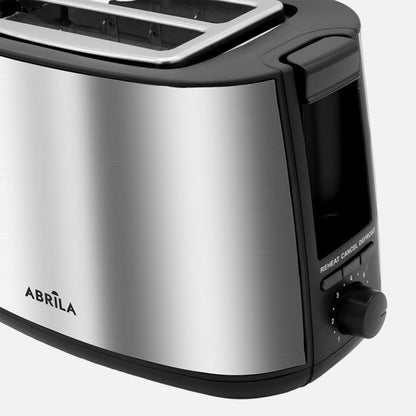 Tostador Pan Limia 750w Negro/plata 7niv.tostado,descongelacion, Apagado Autom.2ranuras.recogemigas,17x26,5x15cm