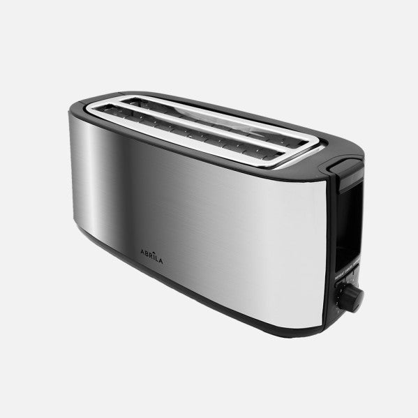 Tostador Pan Muga 1400w Negro/plata 7niv.tostado.descongelacion, Apag.automatico,2ranuras,recogemigas 17x38x14,5cm