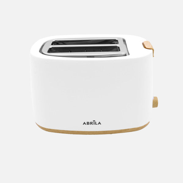Tostador Pan Ulla 750w Blanco/haya 7niv.tostado,descongelacion,  Apagado Automatico,2ranuras,recogemigas,17x26,5x15cm