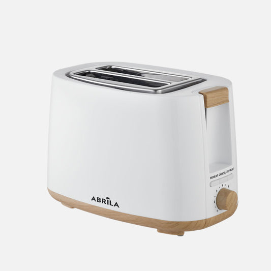 Tostador Pan Ulla 750w Blanco/haya 7niv.tostado,descongelacion,  Apagado Automatico,2ranuras,recogemigas,17x26,5x15cm