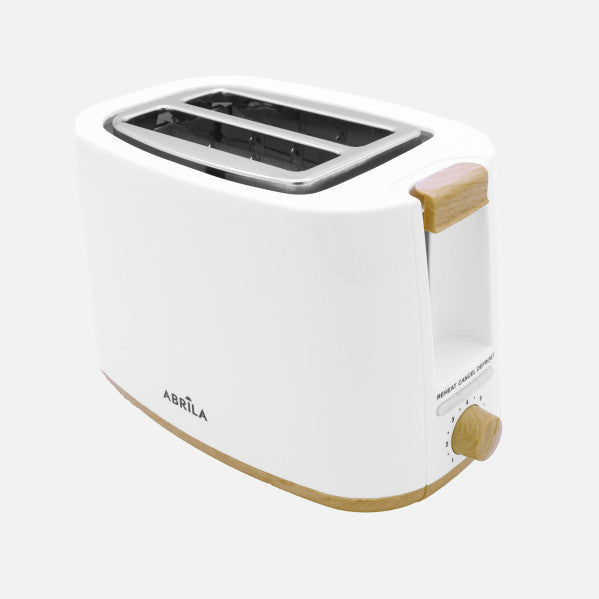 Tostador Pan Ulla 750w Blanco/haya 7niv.tostado,descongelacion,  Apagado Automatico,2ranuras,recogemigas,17x26,5x15cm