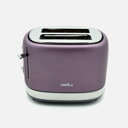 Tostador De Pan Urbion 815w Violeta/gris 7niveles De Tostad  2ranuras Recogemigas.descongelar.recalentar. 19,5x16,5x27cm