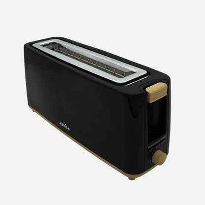 Tostador Pan Yeltes 900w Negro/haya 7niv.tost.descongelacion,apag.automatico.1ranura.recogemigas.17x38x115cm
