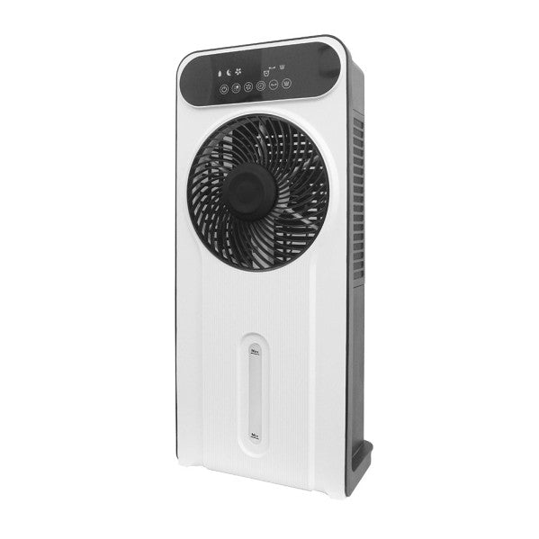 Ventilador  Opium Blanco/negro 12vel 35w Acumulad. Frio 5asp 5litros 66,8x29x20cm Remoto,temporizador