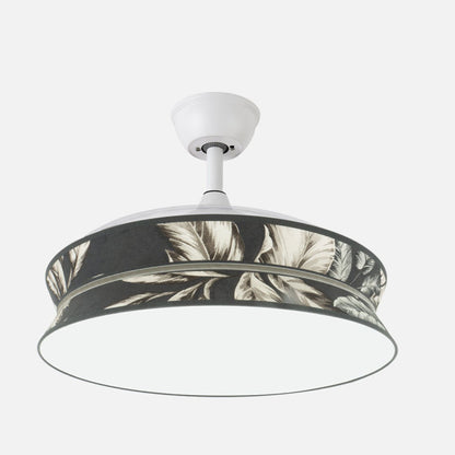 Ventil Decor 72w Blanco/estampado Oscuro 108d 3asp  7200lm 3000-4000-6000k Remoto+memo+temp