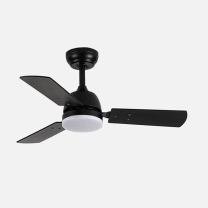 Ventilad Dc Portico 20w Negro 3aspas Negro/gris 6vel. 3000k,4000k,6500k 2350lm Remoto, Memoria Y Temporizador 91,4d